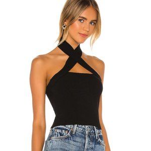 NBD Yvette Halter Top Black